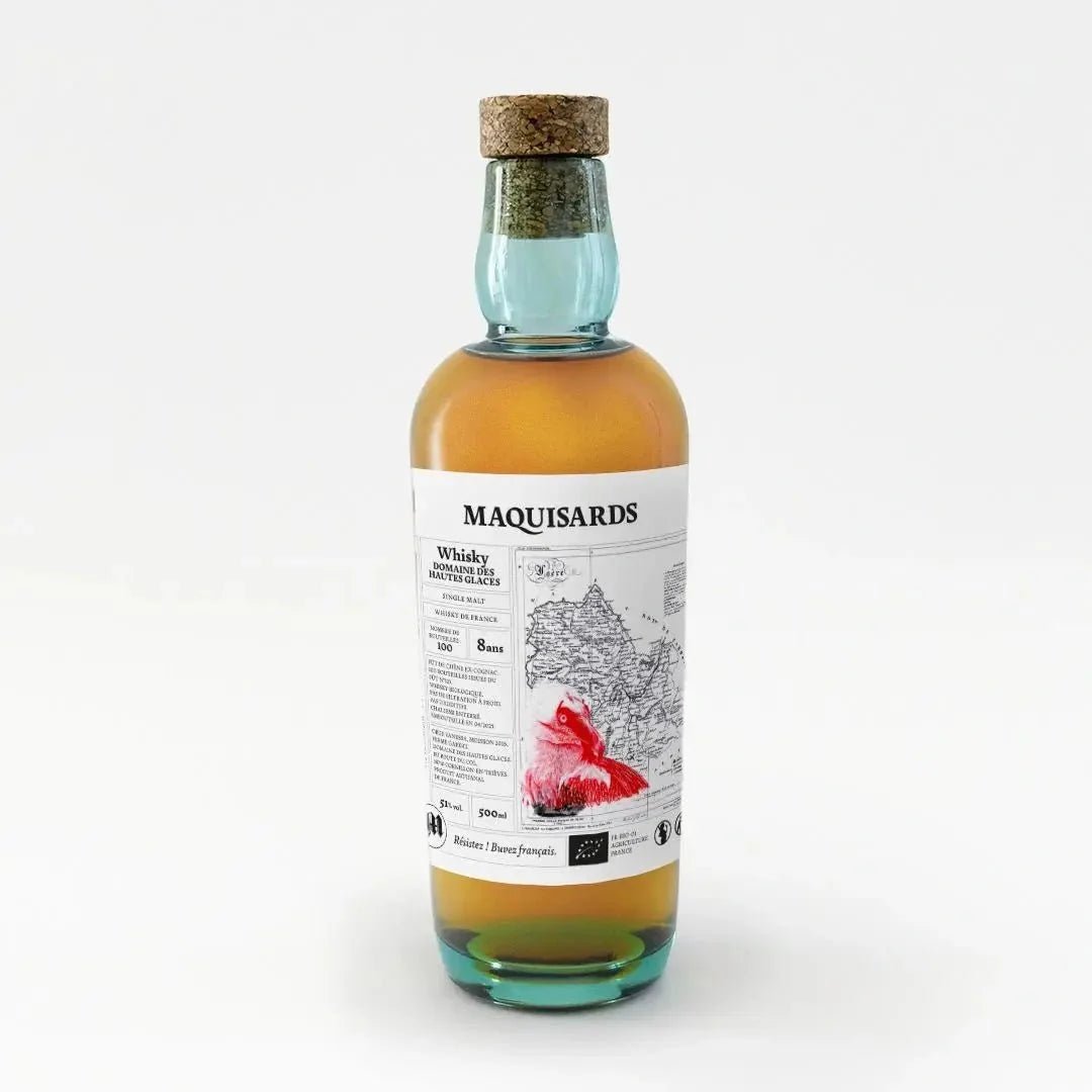 Cuvée n°9 Maquisards - Whisky Single Malt Domaine des Hautes Glaces - Maquisards